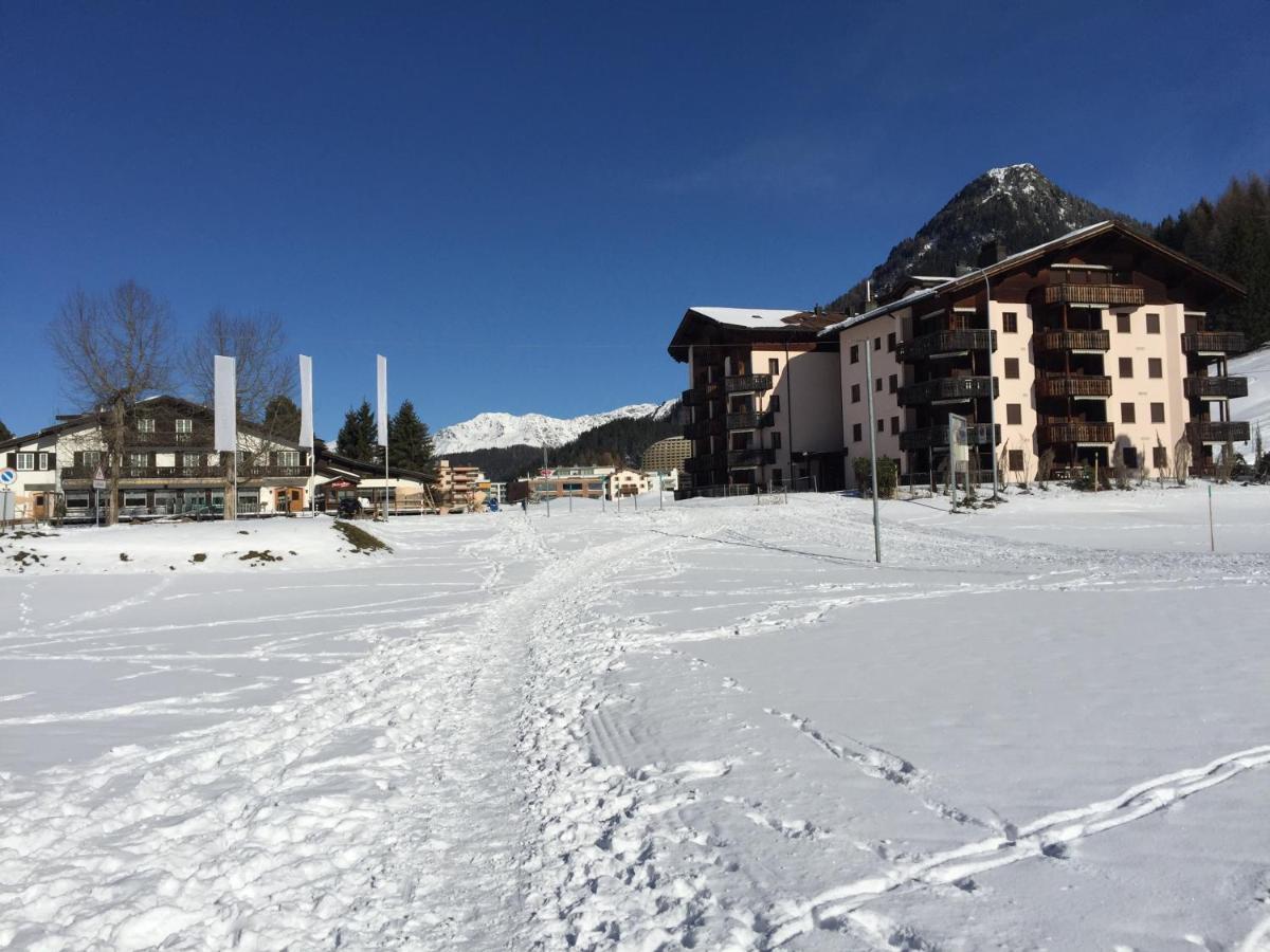 2-Zimmer Ferienwohnung Bünda Davos Exterior foto